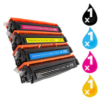 
              4 x Compatible HP 202X Toner Cartridge CF500X - CF503X
            