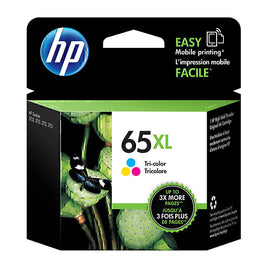 1 x Genuine HP 65XL Tri Colour Ink Cartridge N9K04AA