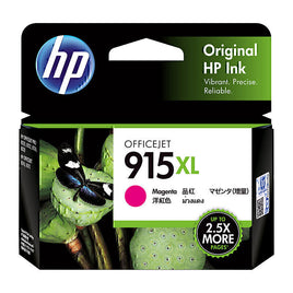 1 x Genuine HP 915XL Magenta Ink Cartridge 3YM20AA