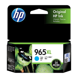 1 x Genuine HP 965XL Cyan Ink Cartridge 3JA81AA