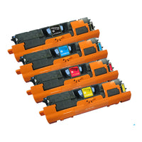 
              4 x Compatible HP 122A Toner Cartridge Q3960A - Q3963A (1BK 1C 1M 1Y)
            