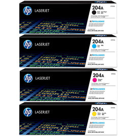 4 x Genuine HP 204A Toner Cartridge CF510A - CF513A