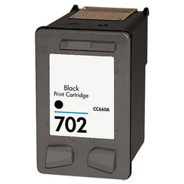 5 x Compatible HP 702 Black Inkjet Cartridge CC660AA