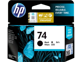 1 x Genuine HP 74 Black Ink Cartridge CB335WA