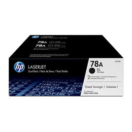 1 x Genuine HP 78A TWIN PACK Black Toner Cartridge CE278AD