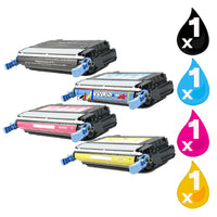 
              4 x Compatible HP 643A Toner Cartridge Q5950A - Q5953A
            