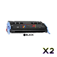 
              2x Compatible HP Q6000A Black Toner Cartridge
            