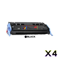 
              4x Compatible HP Q6000A Black Toner Cartridge
            