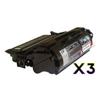 
              3 x Compatible Lexmark T650 Black Toner Cartridge T650H11P
            