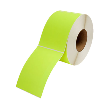 3 x Direct Thermal Labels Green 100mm X 150mm - 500 Labels per Roll