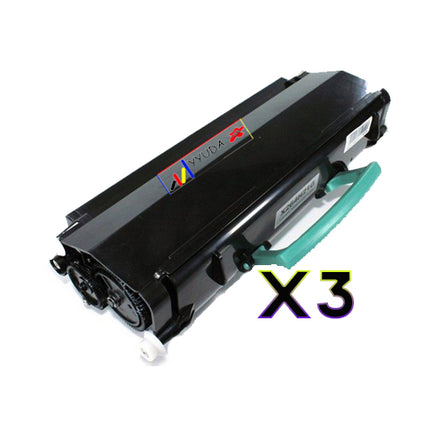 3 x Compatible Lexmark X203 / X204 Black Toner Cartridge X203A11G