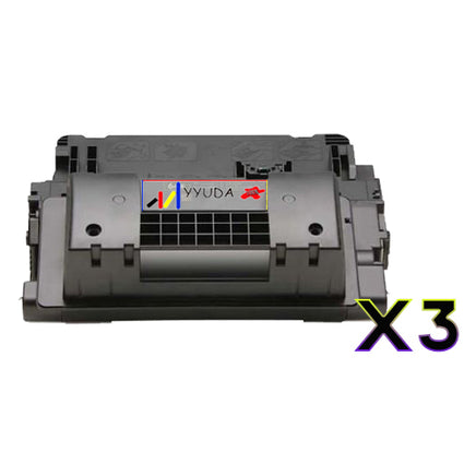 3 x Compatible HP 64X Black Toner Cartridge CC364X