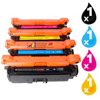 
              4 x Compatible HP 504X / 504A Toner Cartridge CE250X - CE253A
            