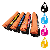 
              4 x Compatible HP 649X / 648A Toner Cartridge CE260X - CE263A
            