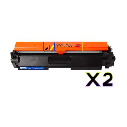 2 x Compatible HP 30X Black Toner Cartridge CF230X