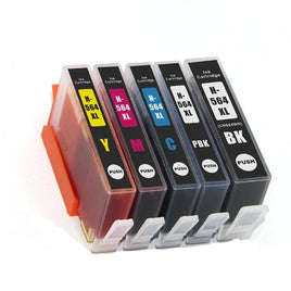 50 x Compatible HP 564XL High Yield Ink Cartridge CN684WA - CB325WA (10BK 10PBK 10C 10M 10Y)