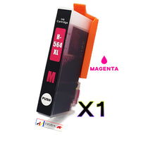 
              1 x Compatible HP 564XL Magenta High Yield Ink Cartridge CB324WA
            