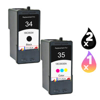 
              3 x Compatible Lexmark 34 + 35 Ink Cartridge 18C0034 + 18C0035
            