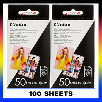 Canon 2 x 3 ZINK Photo Paper Pack (50 Sheets)