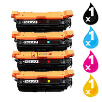 
              4 x Compatible HP 122A Toner Cartridge Q3960A - Q3963A
            