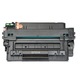 5 x Compatible HP 51X Black Toner Cartridge Q7551X - 13,000 Pages