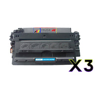 
              3 x Compatible HP 70A Black Toner Cartridge Q7570A
            