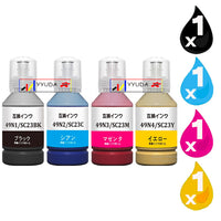 
              4 x Compatible Epson SC23 / T49N Sublimation Refill Ink T49N1 - T49N4
            