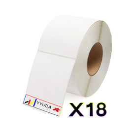 18 x Direct Thermal Labels White 100mm X 150mm